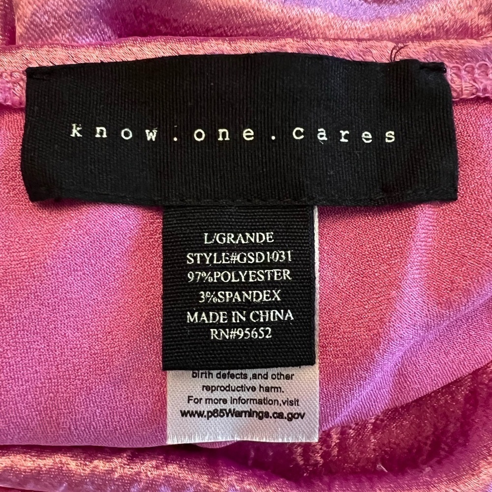 Calvin Klein Elegant Pink Satin Dress - Picture 5 of 6